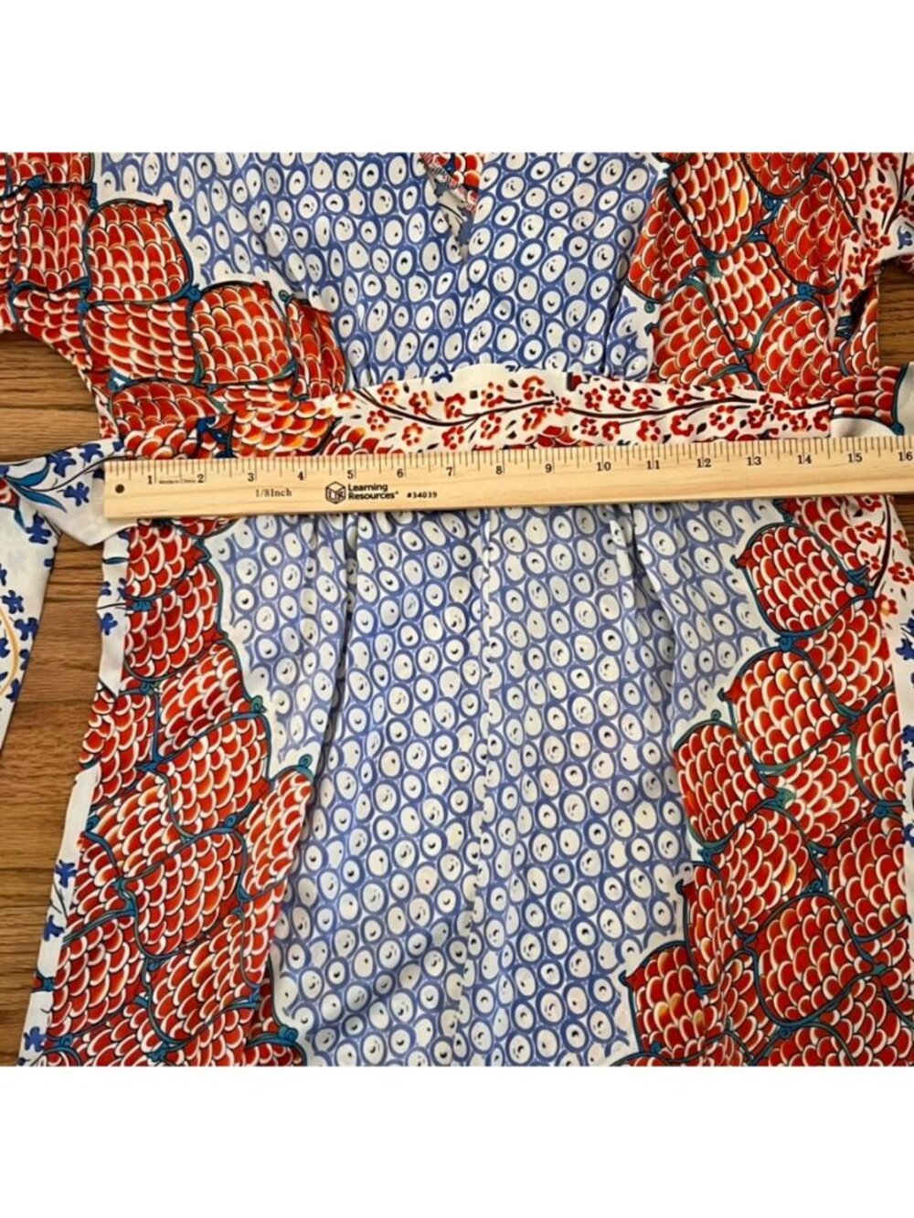 Y2K Silk Kimono Dress Womens Small Twee Indie Boho Artsy Whimsy Tie Waist - Picture 12 of 13